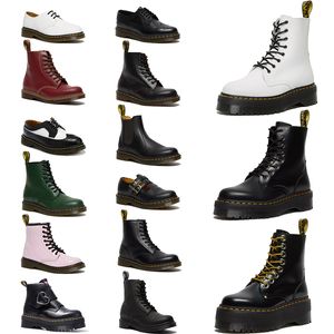 Designer-Stiefel, kurzer Stiefel, Doc Martens, Dr. Martins, Designer-Männer und Damen, Marten, hohe Leder-Winter-Schneestiefel, Oxford-Knöchelschuhe, schwarz, weiß, 8-Loch-Arbeitsstiefel