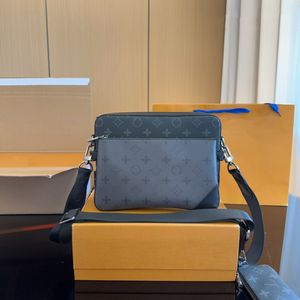 23SS męscy Projektanci Projektanci Torby Klasyczne odłączane Reguluj trzy w jednym torebce Shouder Crossbody Dżentelmen torebka torebka torebka torebka Messenger Bag 25 cm