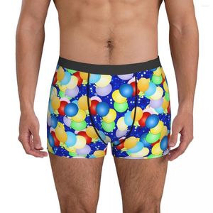 Underpants Dancing Balloon Underwear Colorful Print Males Custom DIY Elastic Boxer Shorts High Quality Briefs Big Size