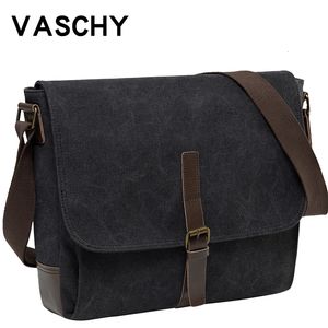 Kolejki Vaschy Canvas Messenger Torba dla mężczyzn Women Crossbody Torby