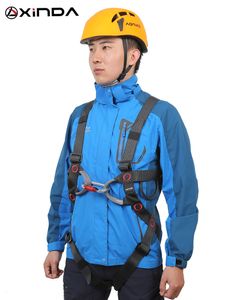 登山ハーネスXINDA屋外ロッククライミングハーネスハイ高地救助フルボディクライミングサバイバルキット機器のための安全ベルト230921