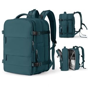 Schultaschen, Handgepäck-Rucksack, 45 l, erweiterbar, für Reisen, Flugzeuge zugelassen, Wochenendtasche, wasserabweisend, Laptop für Männer und Frauen, 230921