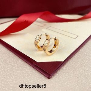 Topp mode stud smyckedesigners lyxörhängen orecchini pläterade silver kvinnors män har örhänge trendig orrous liten guld bokstav designer örhängen juvelery