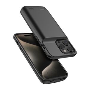 İPhone 15 14 için Plus Pro Maks Pil Kılıfları Şarj Cihazı Silemi Akıllı Pil Powerbank Şarj Koyu Güç Bankası Kapağı