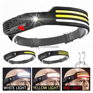 Head lamps Sensor Lighting Head Usb Fishing Nitecore Light Rechargeable Battery Torch Flashlight Charge With Headlamp Lamp Head HKD230922