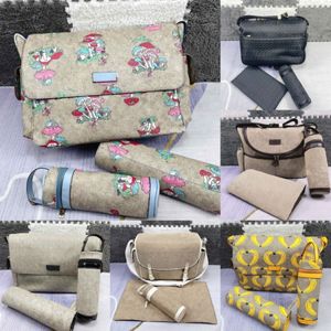 Borse per pannolini di marca Borse per pannolini per mummia impermeabili Borsa per neonati con cerniera Marrone Plaid Stampa Vendita Zaino Messenger Pannolini Stackers Tote Hobos Gif della mummia u4lb #