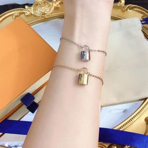 Fashion Classic Style chain necklace and bracelet pendant stainless steel gold sliver 2 color for mother gift277T
