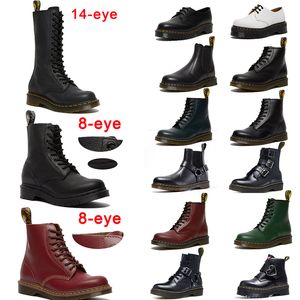 Platforma Doc Martens Woman Designer Buty Nappa skórzana dr Martins Bot Kostka Martin Airwair High Airwaafer Buty damskie buty ściegowe rozmiar 45 klamry