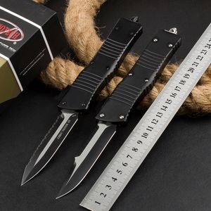 Micro tech Hellhound Automatisches Messer D2 Klinge Griff aus Aluminiumlegierung Camping Outdoor Wandern Selbstverteidigung Taktischer Kampf EDC-Messer