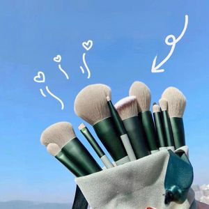 Ferramentas de pincéis de maquiagem 8-13 Pcs Soft Face Set Foundation Blush Powder Eye Shadow Highlighter Blending Make Up Cosmetic Brush Beauty Tool 230922