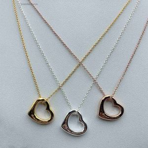 designer jewelry for women Original gift box 925 Silver Classic lover Pendant Necklace DoubleHearts Pendant womens fashion jewelry Designer 1 1 high quality return