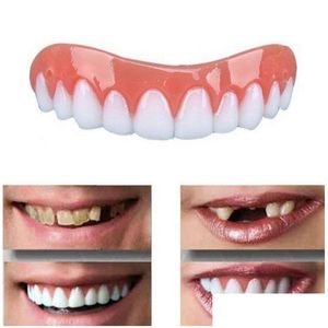 Other Oral Hygiene Other Oral 1Pc Upper False Teeth Sile Fake Simation Whitening Dental Braces Tool Brush Care Bleaching Drop Delivery Dhoda