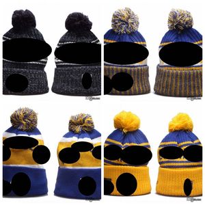 Los Angeles'''rrams''''''bobble Hats Beyzbol Top Kapakları 2023-24 Moda Tasarımcısı Kova Şapkası Tıknaz Knit Faux Pom Beanie '' Noel Şapkası