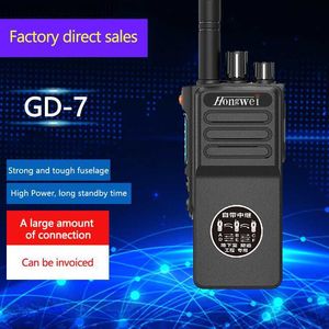 Walkie Talkie GD -7ハンドヘルドトーキングトーキーズ高速長距離通信バリアフリークリア音声品質超長スタンバイHKD230922