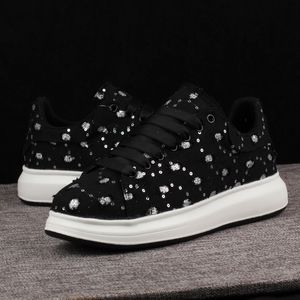 New Color Leather Lace Up Men Women Fashion White Black Velvet Suede Sneakers Chaussures De Espadrilles Sports Trainer 2024 Designer Shoes S66