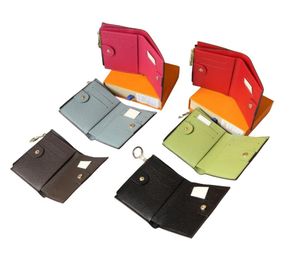 女性の財布本革ジッパーコインバッグ財布ファッション6色女性汎用旅行クレジットカードホルダーボックスクリスマスギフト
