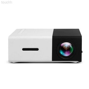 Projectors YG300 YG-300 LCD LED Portable Mini Projector 400-600LM 1080P Video 320 X 240 Pixel Media LED Lamp Player Home Protectors Cradle Design L230921 L230923