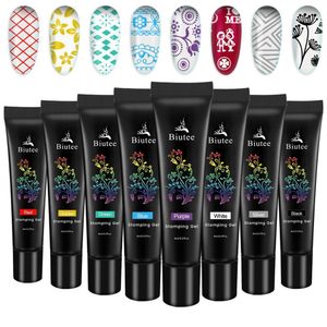 Наборы для дизайна ногтей Biutee Stamping Gel Polish Set UV UV For Print Oil Soak Off Plate 230921