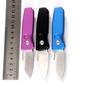 Coltello pieghevole Pro Tech Runt 5 Spazio colore Manico in lega di alluminio Caccia esterna di fascia alta Sopravvivenza Campeggio Salvataggio Coltello da tasca Coltello da frutta Coltello da pacco EDC 400