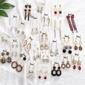 10pairs Lot Mix Style Colors Dingle Chandelier Fashion Earrings For DIY Gift Craft Jewelry Earring EA9017 Shipp247y