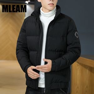 Mens Down Parkas Brand Men Cotton Jacket Thick Warm Solid Color Stand Collar Zipper Coats Fashion Casual Male Jackets Plus Size L8XL 230921