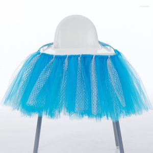 Table Skirt Tulle Wedding Skirts Beautiful And Fashionable Baby Shower Party Decoration High Chair Supplies Event Desk Cover