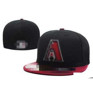 Cappellini da baseball Est Moda uomo Cappelli snapback hip-hop Arizona Flat Peak Fl Taglia Chiuso Tutto il team montato in 7-8 H6-7.14 Consegna drop Acces Dhbyj