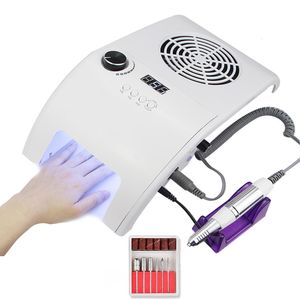 Nail Manicure Set 3 i 1 Nail Dust Collector Nail Fan Art Salon Equipment Sugor Dust Collector Machine Damm Rengöringsfan i RU Stock 230921