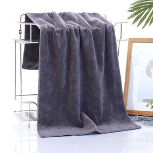 Bath Towel Microfiber Dry Hair Soft Thickened Household Car Cleaning Sports Absorbent Barber Beauty Salons Towels 230921