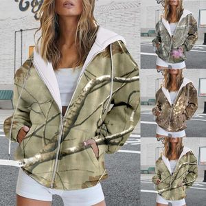 Kvinnors hoodies Kvinnor Thin Hoodie 2023 Autumn and Winter Sports Leisure Metal Zipper Jacket Petite Ladies Fleece Jackets