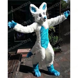 Performance Husky Fox Dog Costumi mascotte Carnevale Regali di Hallowen Adulti unisex Giochi di fantasia Outfit Holiday Outdoor Advertising Outfit Suit