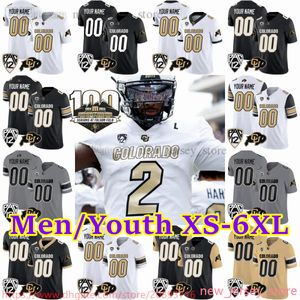 2023 Custom NCAA Colorado Buffaloes Fußballtrikot 12 Travis Hunter 2 Shedeur Sanders 21 Shilo Sanders 7 Cormani McClain 43 Trevor Woods 78 Nate Solder 3 Edwards