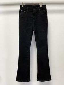 Men's Jeans Owen Seak Men Oil Wax Denim Classic Gothic Clothing Coated Straight Hip Hop Solid Black Pants Size XL