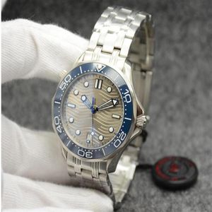 Luksusowy zegarek 42 mm Automatyczne mechaniczne zegarki mechaniczne męskie obserwuj czarną tarczę z bransoletką ze stali nierdzewnej Rotatable Bezel TransPA289V