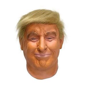 Латексная маска Трампа на всю голову, человеческая маска для фестиваля масок, Хэллоуина, Пасхи, костюмированной вечеринки, Дональда Трампа, Байдена, президентского косплея, фанатов GC2329