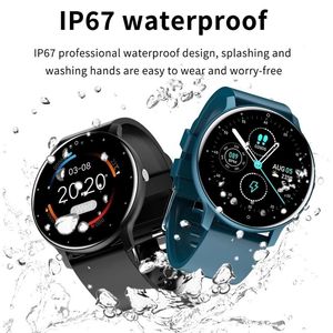 2023 Nya män Smart Watch i realtid Aktivitet Tracker Heart Rate Monitor Sport Women Smartwatch Men Clock för Android iOS