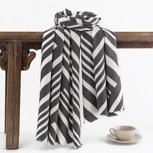 Wuaumx New Women's Scarf Zebra Pattern Print Scarves Spring Autumn Stripe Shawl and Laps for Lady Muffler Hijab