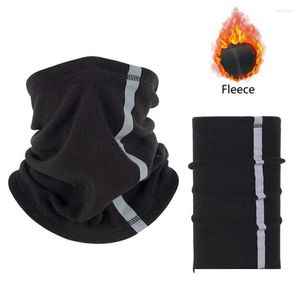 Bandanas Witer Cycling Face Mask Polar Fleece Neck Tube Ear Warmer Ski Running Sport Scarf Men Women Cam Handing Bicycle Warm Drop Deli Dhzgy