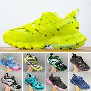 2023 Dirty Dad Shoes Triple S Track Trainers New Fashion Clunky Uomini e donne Designer Nero Arancione Ladies Walking Paris Shoe L3