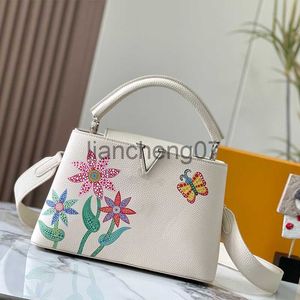 Borse da sera Borsa con manico superiore stile popolare Borsa con motivo a farfalla a fiori Borsa a tracolla da donna di moda x0922