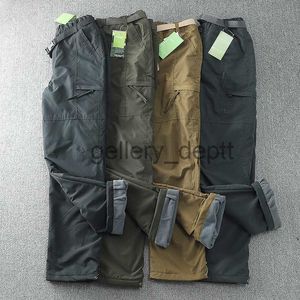 Pantaloni da uomo Pantaloni invernali in pile spesso da uomo Pantaloni cargo tattici militari in cotone Pantaloni larghi termici a doppio strato in velluto J230922