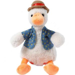 Plush Dolls Plush Dolls Electric Dancing Plush Duck Recording Singing Cute Doll Repeat Talking Musical Toy Baby Early Education Toys Kids Gift 230921