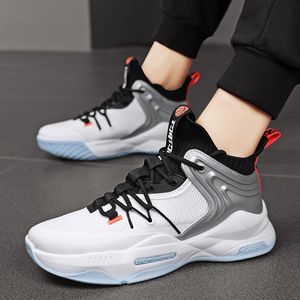 Vestido sapatos homens basquete meninos crianças respirável alto superior correndo antiderrapante esporte atlético treinadores treino fitness tênis 230922