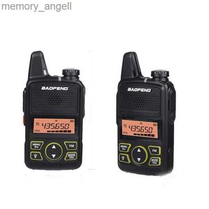 Walkie talkie 2pcs Baofeng Bf-T1 Walkie Talkie Mini Handheld Dwukierunkowy radio przenośny szyn