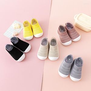 First Walkers Baby Socks and Shoes Casual Breattable Soft Rubber Sules Children's Floor Sports Walking