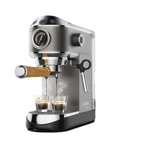 BioloMix 20 Bar Semi Automatic Powder Coffee Machine,with Milk Steam Frother Wand, for Espresso, Cappuccino, Latte and Mocha