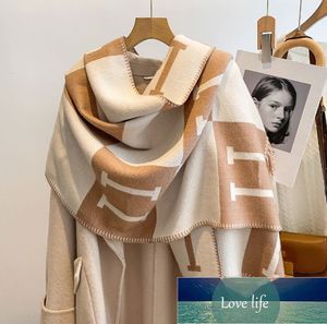 Neuer Buchstabe-künstlicher Kaschmir-Schal-Frauen-Winter-langer Jacquard verdickter doppelseitiger Schal-Schal