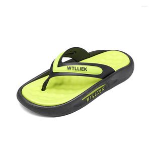 Slippers 2023 Summer Fashion Simple And Versatile Non-Slip Flip Flops Men's Breathable Wear-Resistant Sandals Men