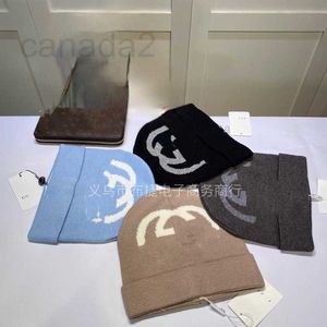 Ball Caps designer GG Letter Autumn and Winter Knitted Hat Fashion Versatile Woolen Men's Women's Cold Windproof Warm 2JL7