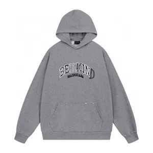 Men's Plus Size Hoodies & Sweatshirts in autumn / winter 2022acquard knitting machine e Custom jnlarged detail crew neck cotton h43r324